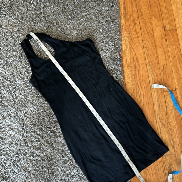 NWOT Princess Polly Tiller Ribbed Black Mini Dress Size 4 - Picture 9 of 11